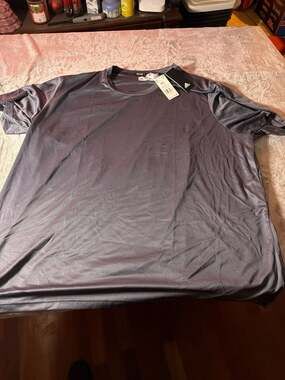 Adidas Clima Tech Men's Training Performance Tee 4XL - Onyx Gray